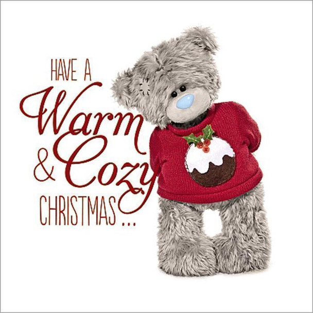 3D Holographic Cosy Christmas Me to You Bear Card