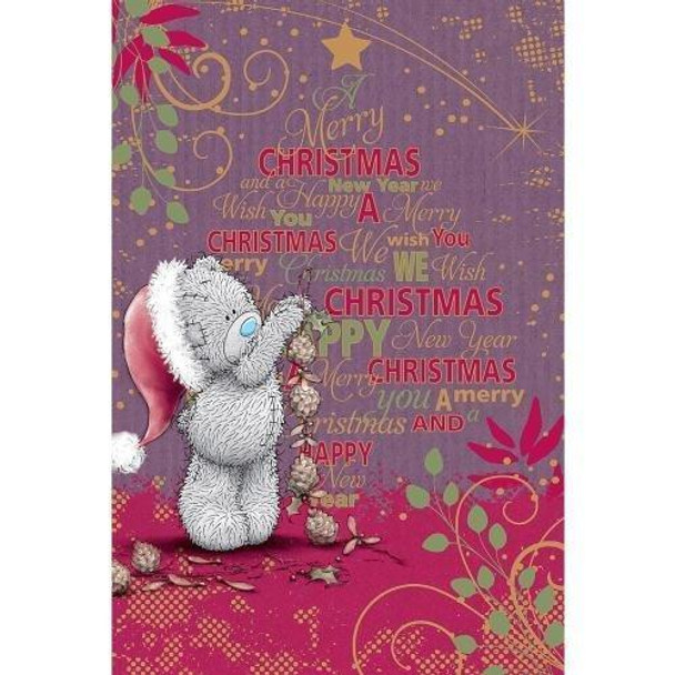 Merry Christmas Me to You Bear Christmas Card Luxury
