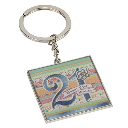 Laura Darrington Patchwork Collection Keyring - 21st