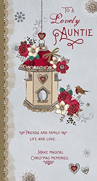 To A Lovely Auntie Christmas Card