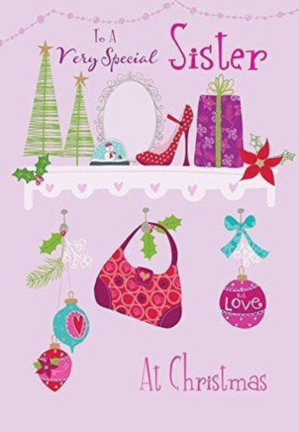 To A Very Special Sister Christmas Card  Second Nature