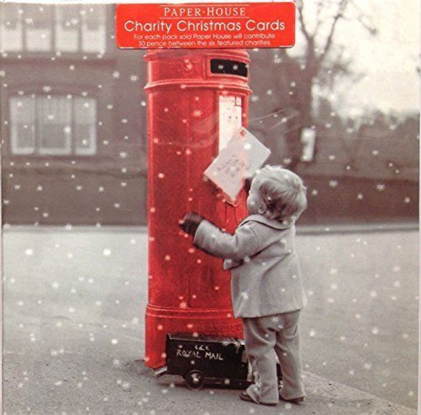 A Pack Of 6 Charity Christmas Cards Paper House Luxury Cards 