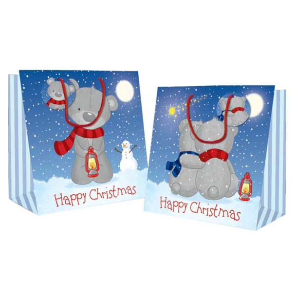 Pack of 12 Jumbo Midi Cute Christmas Gift Bag