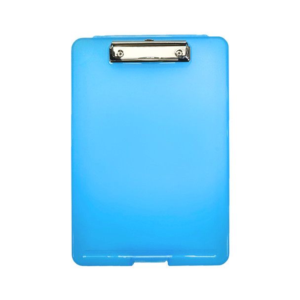 A4 Blue Clipboard Box File - Storage Filing Case