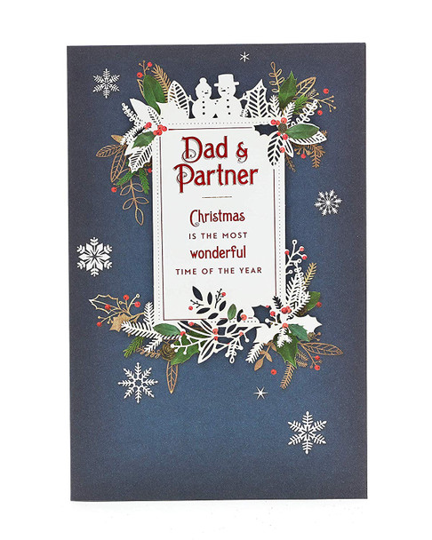 Dad and Partner Christmas Card