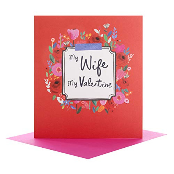 Hallmark Wife Valentine's Day Card 'With Love' Medium