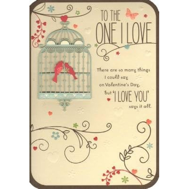 One I Love Valentine Card Hallmark