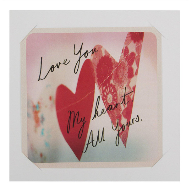 Hallmark Valentine's Day Card For One I Love 'All Yours'  Small Square