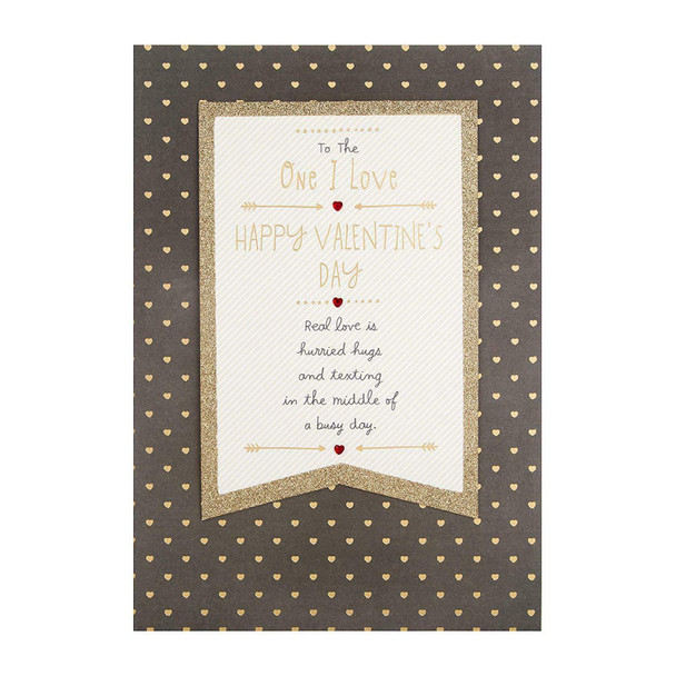 Hallmark One I Love Valentine's Day Card 'Real Love' Medium