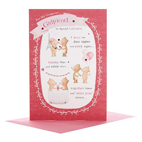 Hallmark Girlfriend Valentine's Day Card 'Cosy Nights' Medium