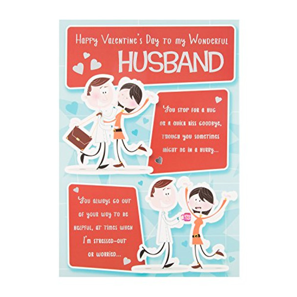 Hallmark Husband Valentine's Day Card 'Pop Up' Medium