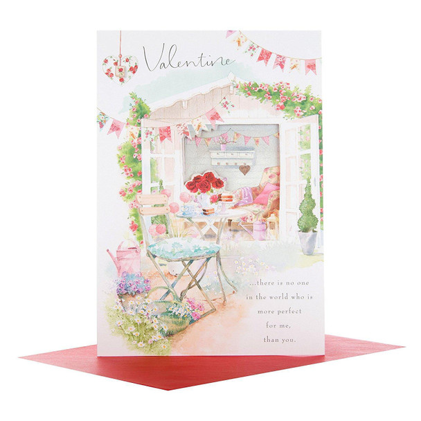 Hallmark Traditional Open New Valentine's Day Card 'Perfect For Me' Medium