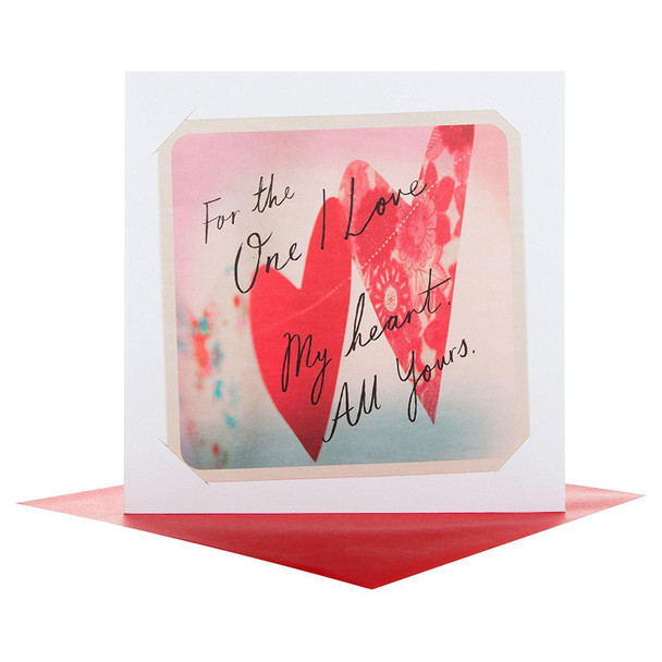 Hallmark One I Love Valentine's Day Card 'My Heart All Yours' - Medium