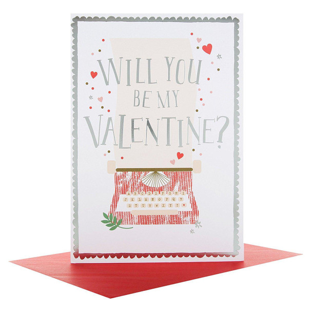 Hallmark Valentine's Day Greeting Card 'Love and Kisses' Medium