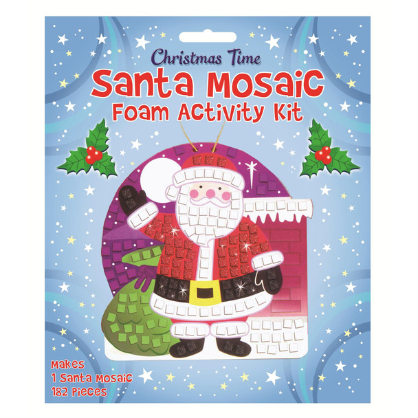 Craft Kit Mosaic Christmas Santa