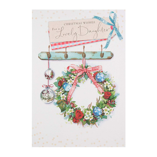 Hallmark Medium Daughter "Happy Times" Christmas Card