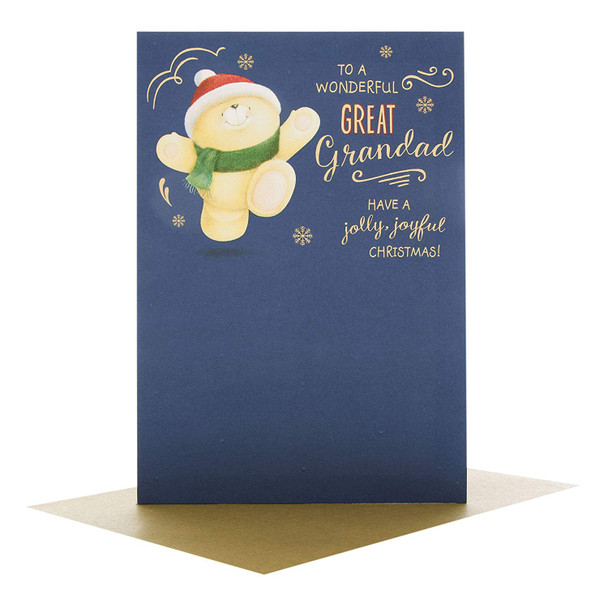 Forever Friends Joyful Grandad Christmas Card 