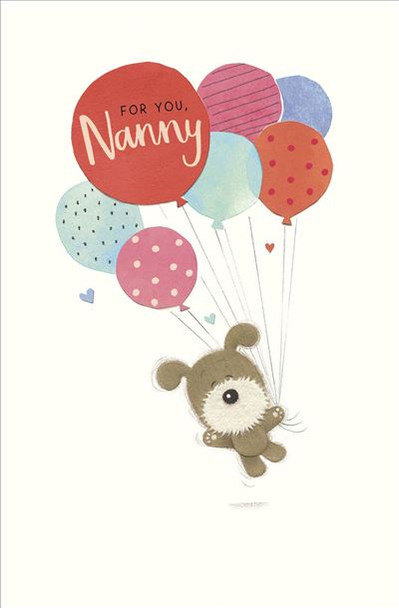 Nanny Birthday Card Lots Of Woof  