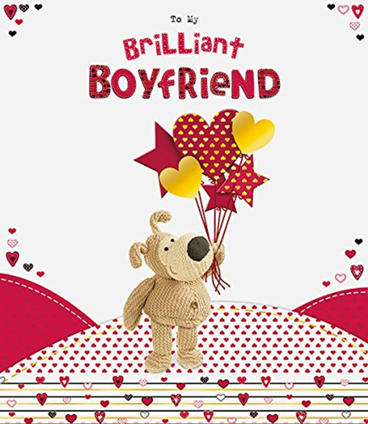 Boofle Boyfriend Diamante Valentine's Day Card 788697