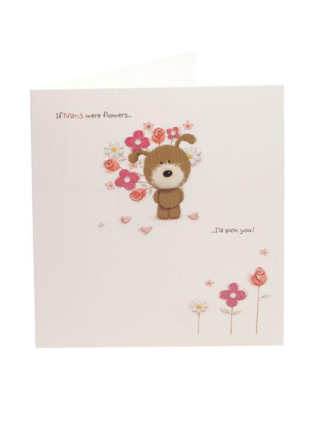 Happy Birthday Nan, (Woof) Birthday Greetings Card