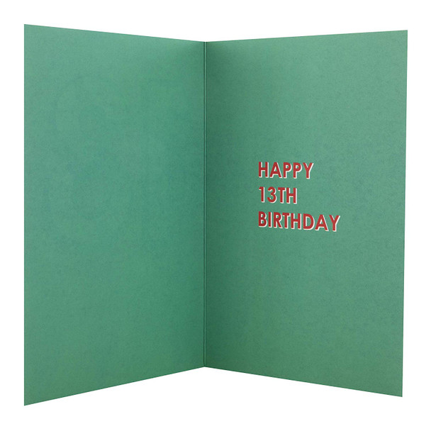 Hallmark 13th Birthday Card 'Happy' Medium