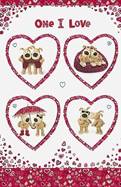 Boofle One I Love Valentine's Day Card 495369