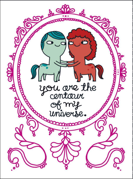 My Universe Valentine's Day Humour Greeting Card