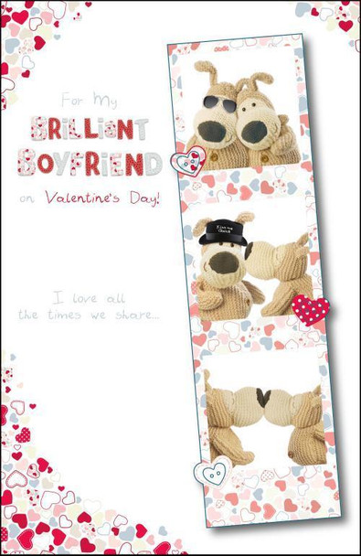 Boofle For My Brilliant Boyfriend Card Valentines Day