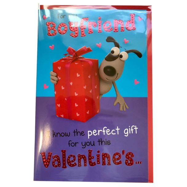 My Boyfriend Humour Funny Valentine's Day Greeting Card