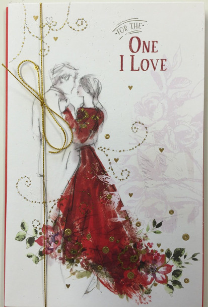 One I Love Valentin's Greeting Card Luxury