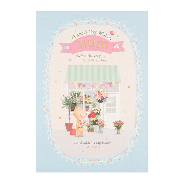 Mum Hallmark Cute Diamante Mother's Day Card 'Bunch Of Love' New Medium
