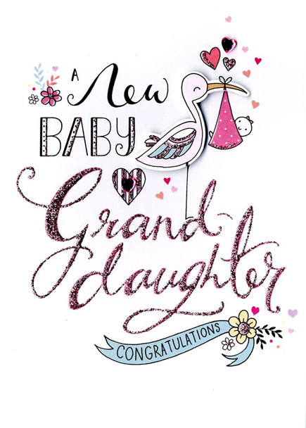 New Baby Granddaughter Greeting Card Second Nature Just To Say Cards