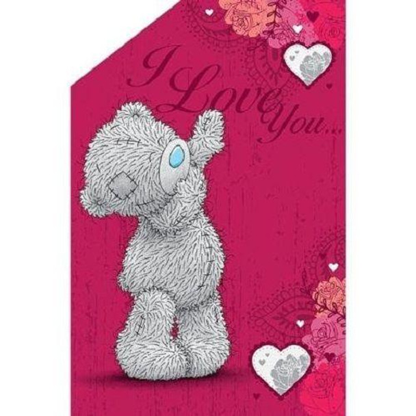 Love You This Much Me to You Bear Pop Up Valentines Day Card