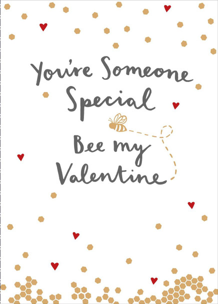 Someone Special Bee My Valentine Valentine's Day Card