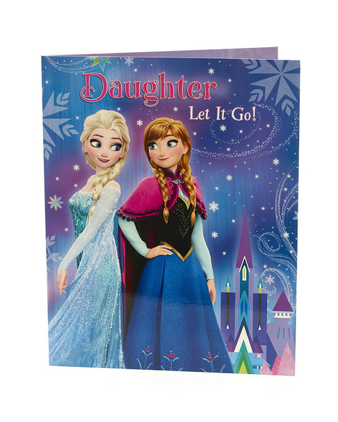 Daughter Birthday Card Large Disney Frozen Frozen for Her