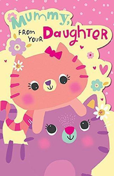 Pretty Cats Mummy From Daughter Mother's Day Card New