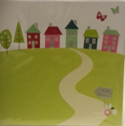 New Home Announcement Pack of 8 Cards and Envelopes