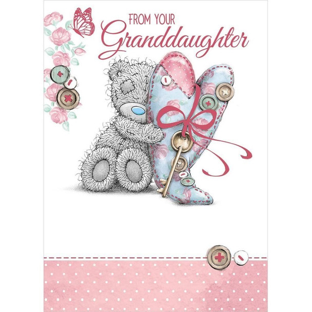 From Your Granddaughter Me to You Bear Mothers Day Card 098