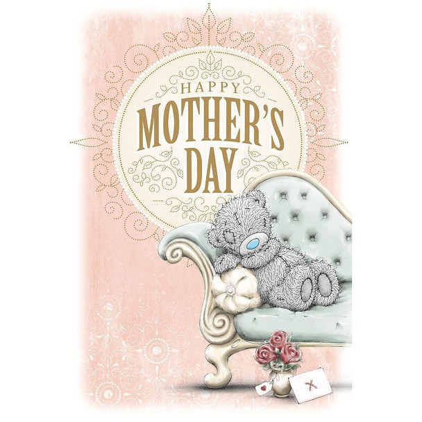 Me to You Happy Mothers Day Large Greeting Card Bear Relaxing Sofa Greetings Card