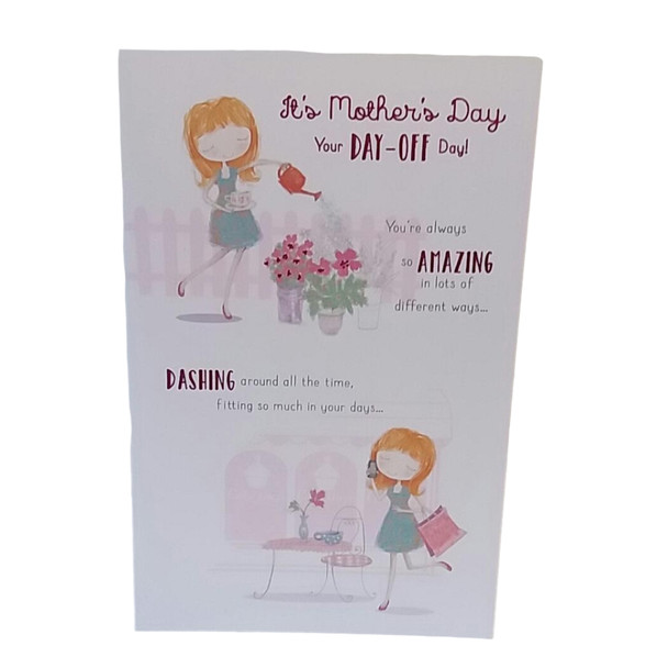 Your Day Off Day Lovely Verse Anyone Someone New Mother's Day Card