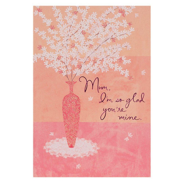 Hallmark Mother's Day Card 'Mum Traditional Glittered' Medium