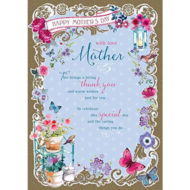 Wishing Well Mother's Day Card with Love Mother