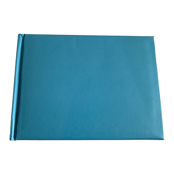Plain Cover Blue Autograph Book by Janrax - Signature End of Term School Leavers