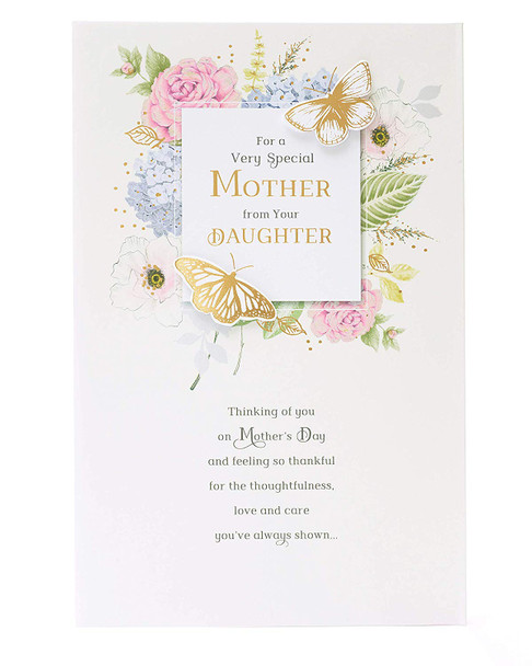 Mother's Day Card from Daughter for a Special Mother 