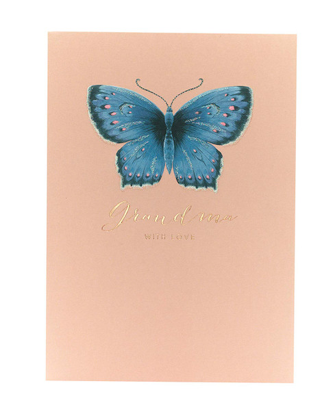 Mother's Day Card Grandma Butterfly with Love
