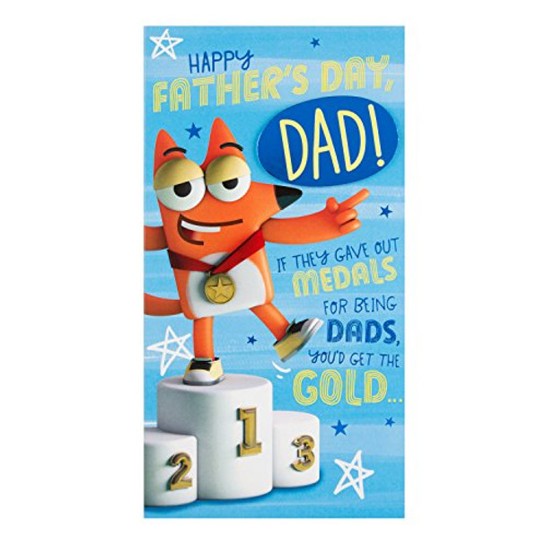 Hallmark Dad Father's Day Card 'Medals' Medium