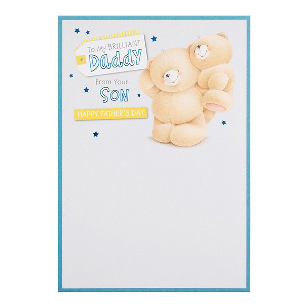 Daddy Father's Day Hallmark Adorable Forever Friends Card From Your Son Medium