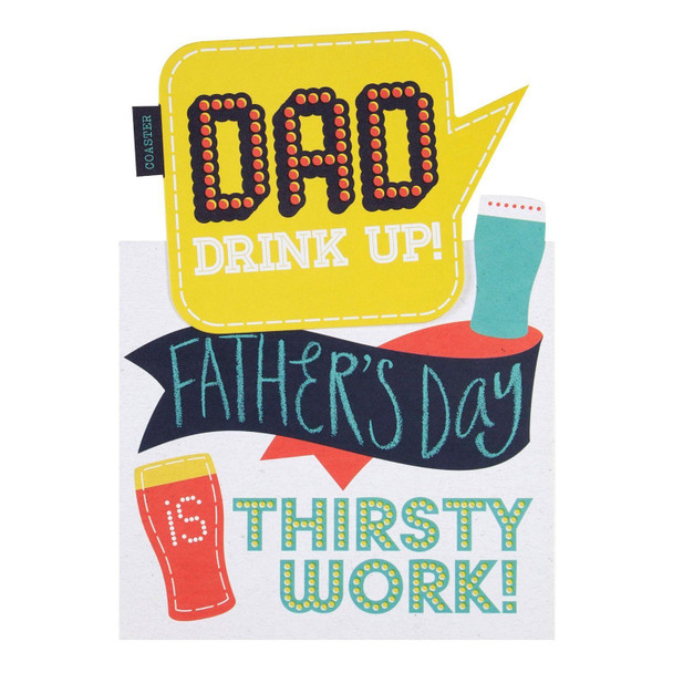 Hallmark Dad Father's Day Card 'Drink Up' Medium