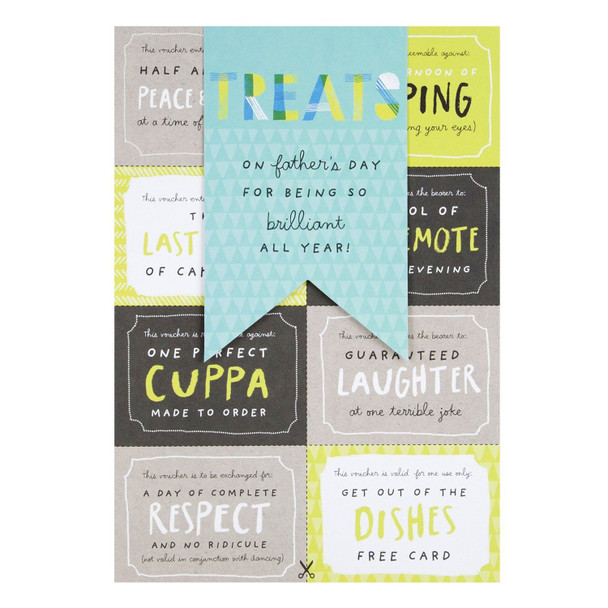 Hallmark Father's Day Card 'Special Treats' Medium