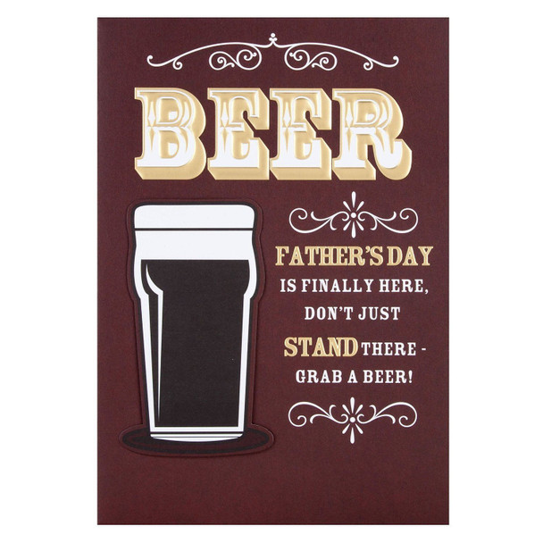 Hallmark Father's Day Card 'Grab A Beer' Medium